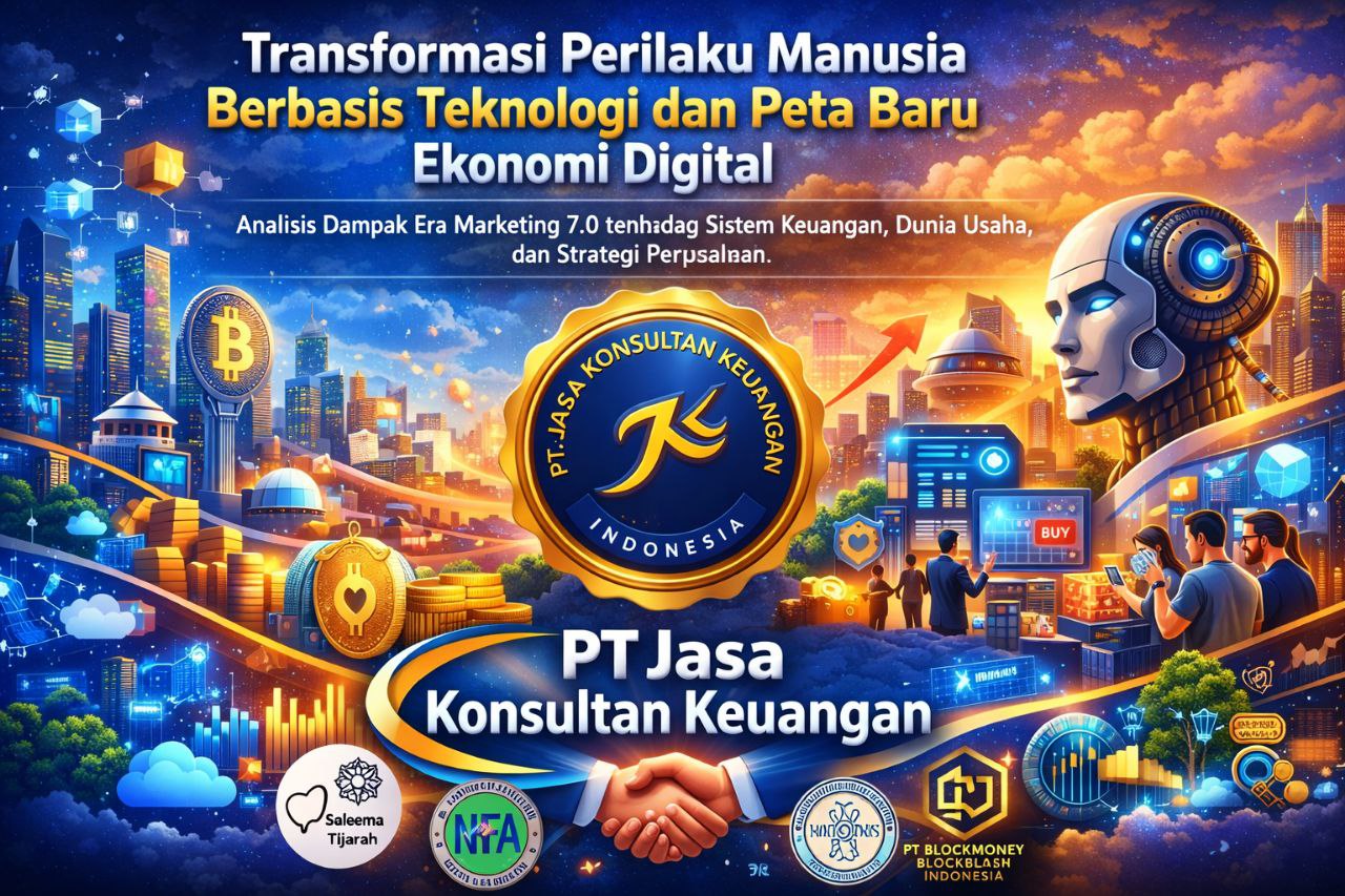 MARKETING 7.0 TRANSFORMASI PERILAKU MANUSIA BERBASIS TEKNOLOGI DAN PETA BARU EKONOMI DIGITAL ANALISIS DAMPAK ERA 7.0 TERHADAP SISTEM KEUANGAN, DUNIA USAHA, DAN STRATEGI PERUSAHAAN OLEH PT JASA KONSULTAN KEUANGAN