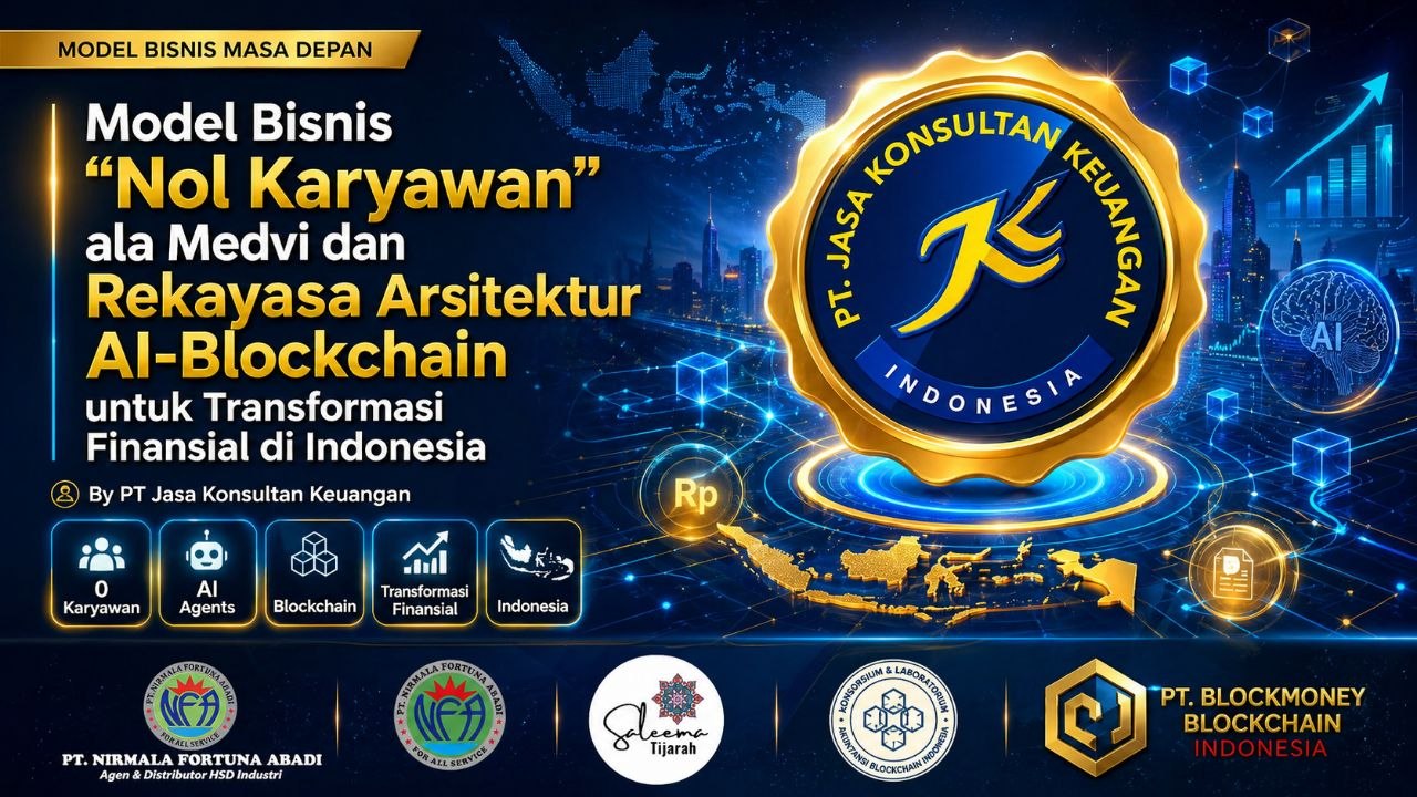 Model Bisnis “Nol Karyawan” ala Medvi dan Rekayasa Arsitektur DAO-AGI-Blockchain untuk Transformasi Finansial di Indonesia V14 Oleh PT Jasa Konsultan Keuangan